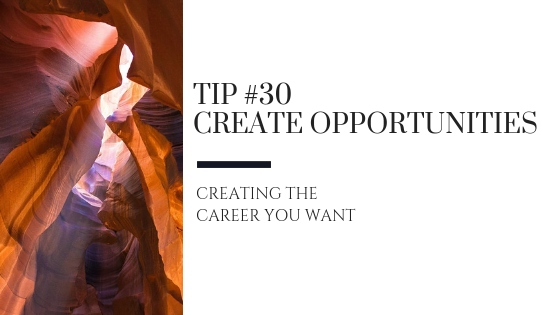 Creating the Career You Want – Tip #30